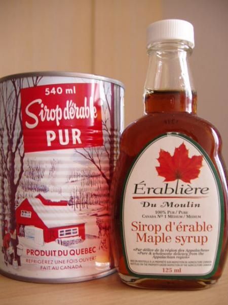 sirop d'érable