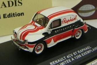 MINIATURES - RENAULT 4cv - Le Tour de France miniature et sa caravane