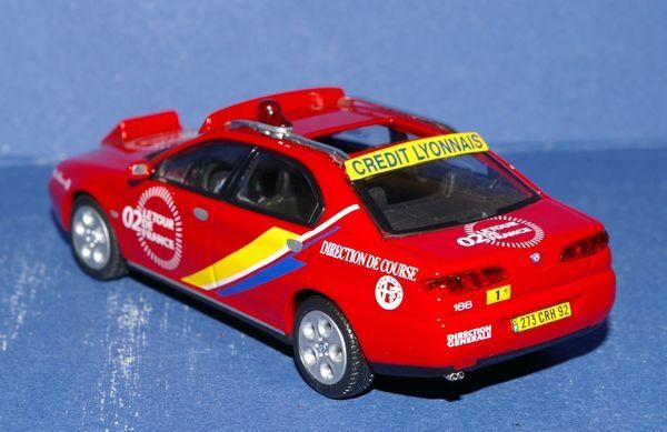 Alfa-Roméo 166 Direction Générale Tour de France 2002 Norev 790004 Alfa-Roméo 166 Direction Générale Tour de France 2002 Norev 790004