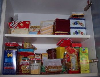 Placard aux goodies chez Marie