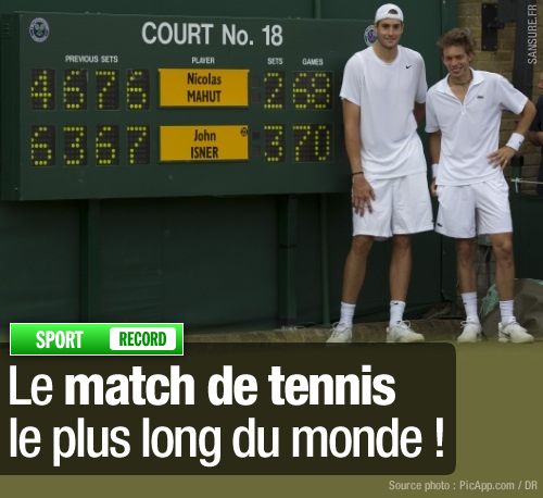 rencontre tennis plus longue