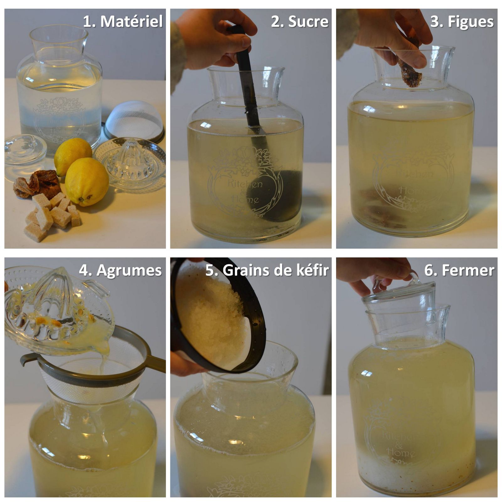Faire du kéfir de fruits (kéfir d'eau) - Atelier naturel