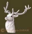 Art animalier: cerf blanc - Arts et sculpture: sculpteur animalier