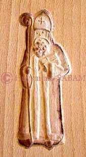 Moule à biscuit Saint Nicolas petit modèle - Arts et sculpture: sculpteur sur bois