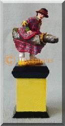 Merchandising du Patrimoine folklorique, Ducasse de Mons: figurine Chin Chin - Arts et sculpture: sculpteur mouleur