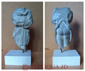 Statuette Sainte Nitouche - Huysmans Serge: sculpteur, artiste plasticien
