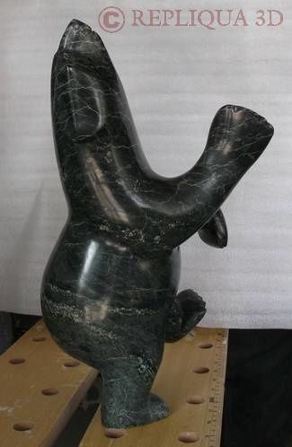 sculpture ours restaurée - Repliqua 3D: sculpteur, artisan d'art