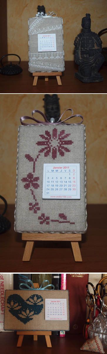 Calendriers de Carole - Bohemia, le blog d'Atelier 196 et Once upon une