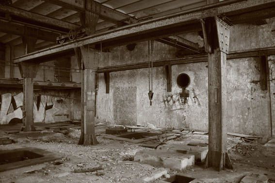 Liège, Cheratte, l'ancien charbonnage du Hasard, photo dominique houcmant aka goldo graphisme