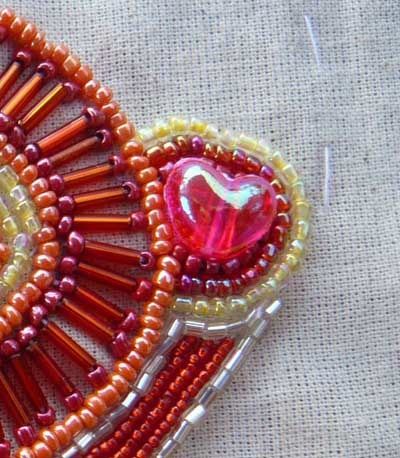 Coeur perlé 4 détail2