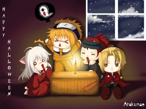  halloween  inu naru ren ed  by arakunae