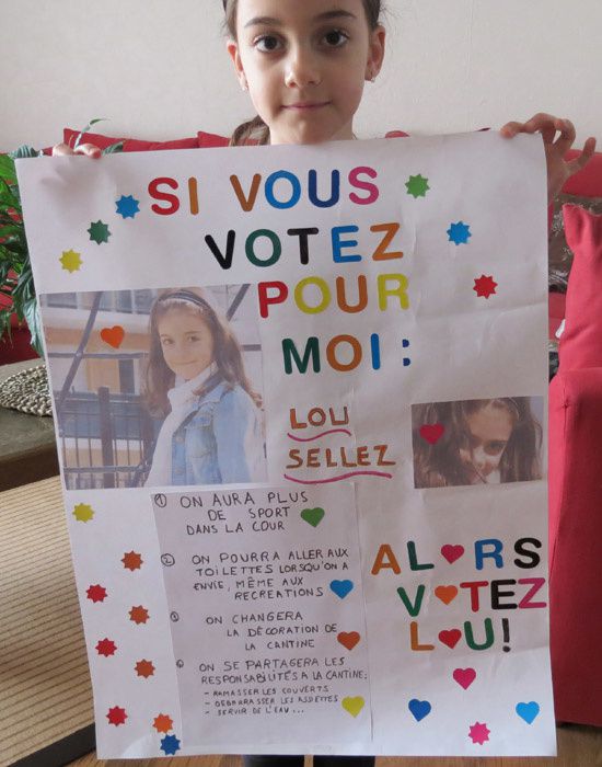 Idée De Projet Pour Délégué De Classe Ce2 Je me présente à l'élection des délégués de classe... - Le BlogaLou