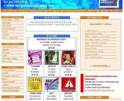 Voir le site de la Ligue de l'enseignement dans les Alpes du Sud