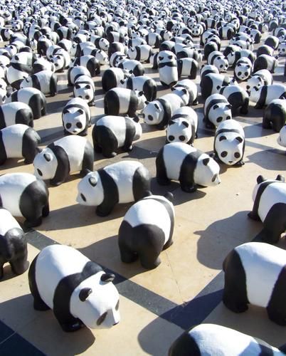 1600 pandas WWF à Paris 1600 pandas WWF à Paris