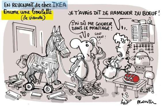 Humour Les Boulettes Ikea à La Viande De Cheval Les