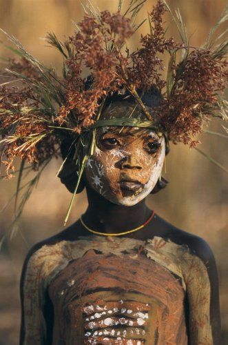 portrait enfant tribu omo afrique
