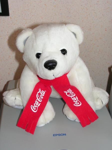 ours coca cola peluche