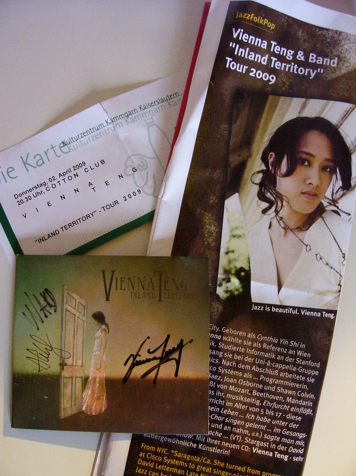 Inland Territory 2009 : Vienna Teng