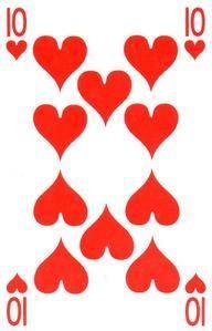 32 cartes : les associations : 10 de coeur - le blog aladiah