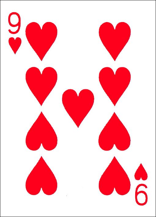 32 cartes : les associations : 9 de coeur - le blog aladiah