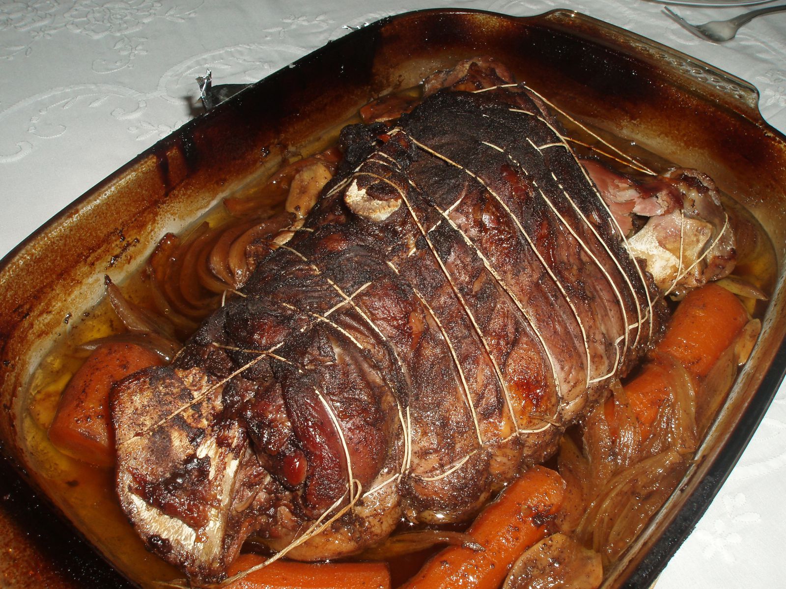 Gigot d'agneau "à la cuillère" (gigot de 7 heures) - La cuisine de Monique