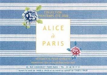 Flyer Alice à Paris