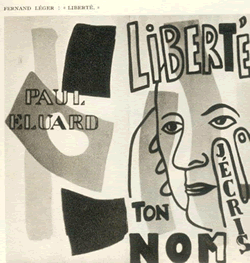 Liberté, j'écris ton nom (Paul Eluard) - Libert&eacute;