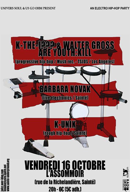Youth:Kill, Barbara Novak, K-Unik en concert