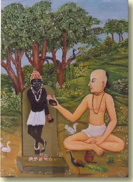 Sri Sanatana Gosvami et Madana Mohana