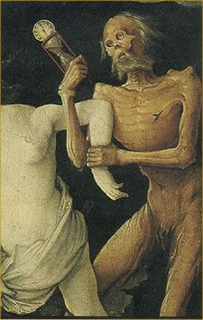 La mort, peinture de Hans-Baldung