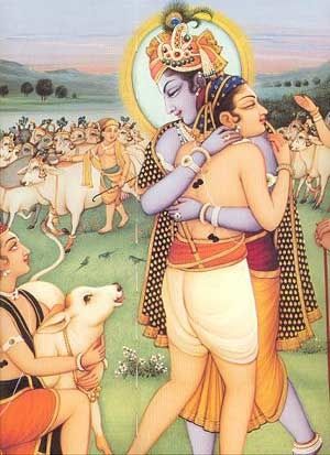 Etreinte de Krishna