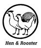hen and rooster knives logo