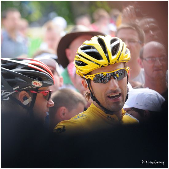 Fabian cancellara-tour de France-depart-Abbeville-maillot j