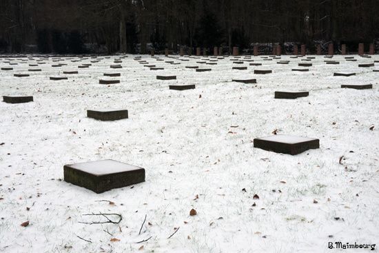 cimetiere militaire allemand de Beauvais-neige3