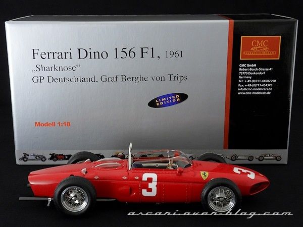 1-18 FERRARI 156 F1 NUM 3 VON TRIPS CMC 01
