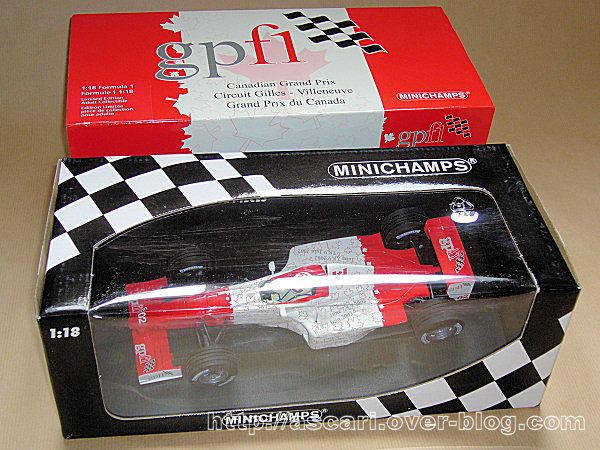 1-18 Ferrari F300 Canada event car 2002 inichamps 1
