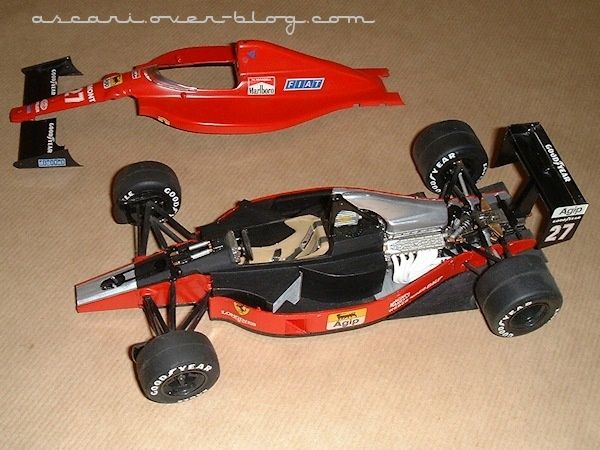 1-20 Ferrari F1-89 GP portugal Mansell num 27 Tamiya1