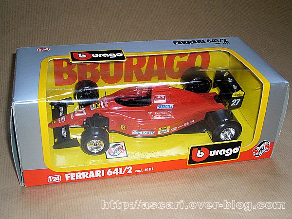 1-24 Ferrari 641-2 alesi Burago 0