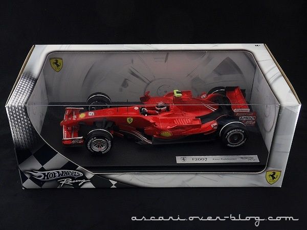 1-18 FERRARI F2007 RAIKKONEN HOT WHEELS 01