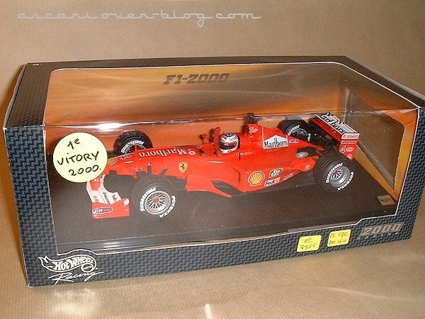 1-18 Ferrari F1-2000 Barrichello 1ere victoire Hot Wheels