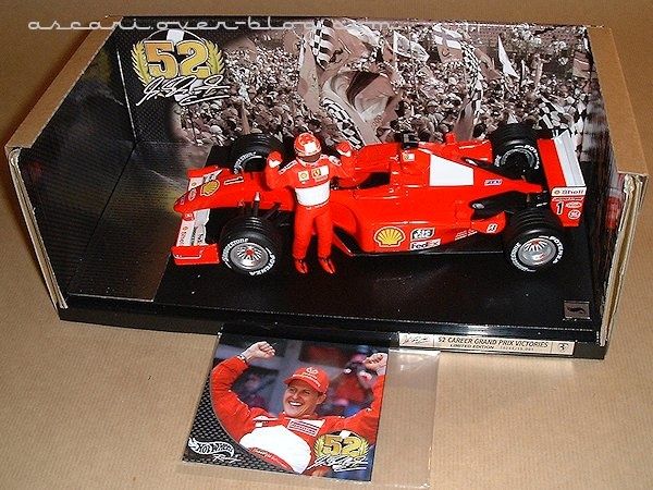 1-18 Ferrari F2001 Schumacher 52éme victoire en GP F1 Hot