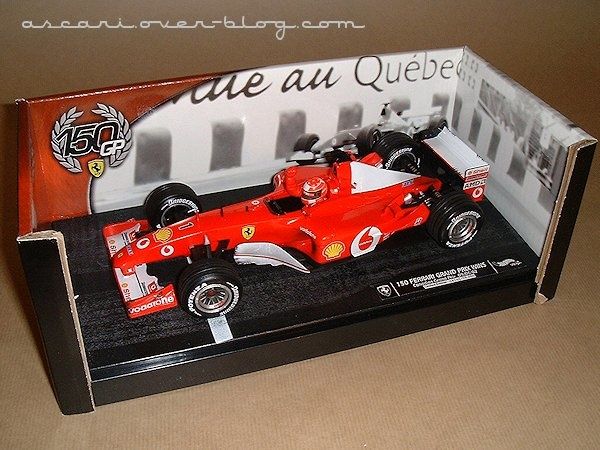 1-18 Ferrari F2002 Schumacher 150éme victoire Ferrari Hot