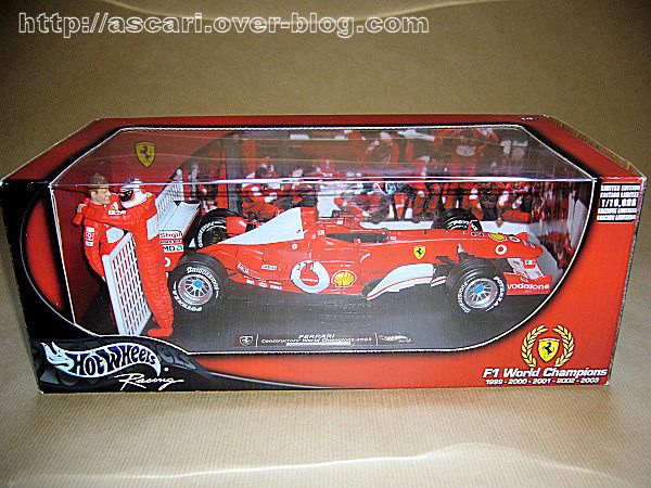 1-18 Ferrari F2003 GA Barichello GP Japon Hot Wheels 0