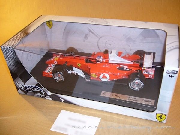 1-18 Ferrari F2004 Barrichello Hot Wheels 1