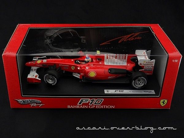 FERRARI F10 ALONSO 2010 HOT WHEELS 00