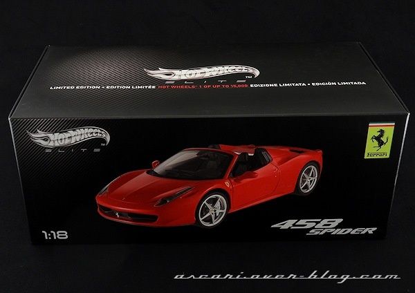 1-18 FERRARI 458 SPIDER ELITE 01