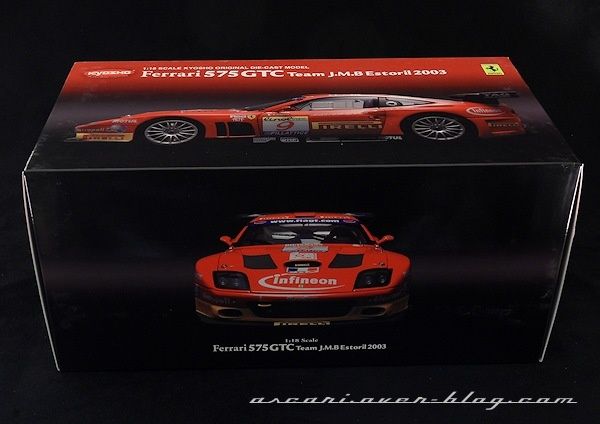 1-18 FERRARI 575 GTC NUM 9 KYOSHO 01