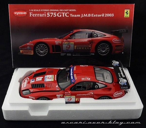 1-18 FERRARI 575 GTC NUM 9 KYOSHO 02