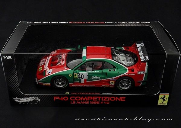 1-18 FERRARI F40 LM NUM40 ELITE 01