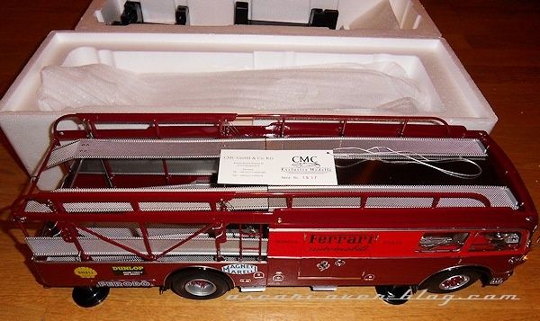 1-18 FIAT TRANSPORTEUR FERRARI CMC 16